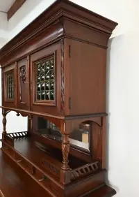 eklektyczny kredens mahoniowy s050402 — ujęcie 4