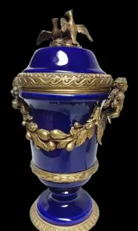 Ekskluzywna szkatuła amfora brąz porcelana. Niespotykana kolorystka!! — ujęcie 2