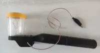 Elektrosadzarka do trawy do makiet — ujęcie 2