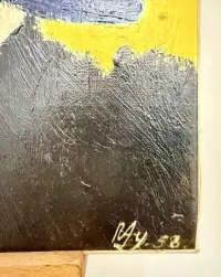Ernst Wilhelm NAY Akkord in Rot und Blau Luksusowe Faksymile Obpacher — ujęcie 2
