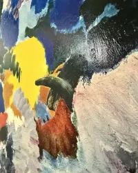 Ernst Wilhelm NAY Akkord in Rot und Blau Luksusowe Faksymile Obpacher — ujęcie 3