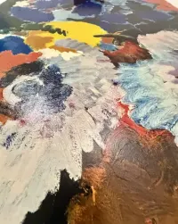 Ernst Wilhelm NAY Akkord in Rot und Blau Luksusowe Faksymile Obpacher — ujęcie 5