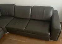 Etap sofa naroznik rozkladany, pojemnik, skóra — ujęcie 4