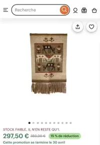 Eva Nemeth Skandynawski kilim gobelin makatka — ujęcie 5