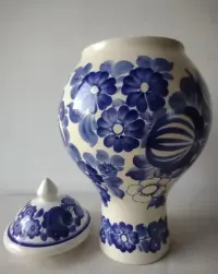 Fajans Włocławek wazon 37cm amfora kolekcja PRL — ujęcie 2