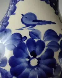 Fajans Włocławek wazon 37cm amfora kolekcja PRL — ujęcie 3
