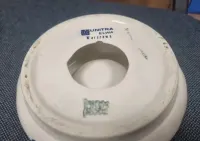 Fajans z PRL z logo UNITRA ELWA - 2 miseczki/ popielniczki. — ujęcie 4