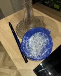 Fajka wodna  Shisha (Kaya Blue)+ Cybuch gliniany Fugo Bowl MOON — ujęcie 2