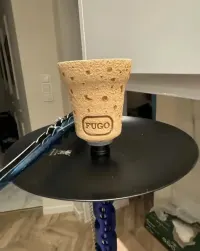Fajka wodna  Shisha (Kaya Blue)+ Cybuch gliniany Fugo Bowl MOON — ujęcie 4