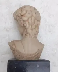 Figurka - Dawid- alabaster - 11,5 cm — ujęcie 5