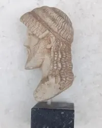 Figurka  - ZEUS - alabaster - 14 cm — ujęcie 4