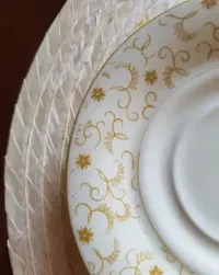 filizanka podstawka felda rhon koch schnorr antyk porcelana kremowa — ujęcie 2