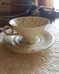 filizanka podstawka felda rhon koch schnorr antyk porcelana kremowa — ujęcie 3