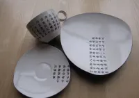 Filiżanka + spodek+ talerz/ na prezent — ujęcie 2