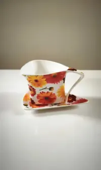 Filiżanka ze spodkiem, yamasen Fine porcelain 24 Gold Collection Japan — ujęcie 4