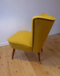 Fotel klubowy Muszelka Uszak  lata 60 70-te PRL vintage retro — ujęcie 3