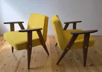 Fotel PRL model 366 Chierowski lata 60-70 ORYGINAŁ NIE REPLIKA! — ujęcie 4