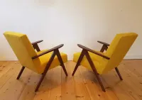 Fotel PRL model B – 310 VAR lata 70 vintage loft nie Chierowski — ujęcie 2