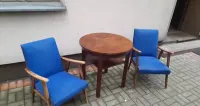 Fotele plus stolik kawowy Prl — ujęcie 2