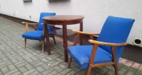 Fotele plus stolik kawowy Prl — ujęcie 3