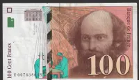 Francja 100 franków 1998 - Paul Cezanne - U — ujęcie 3