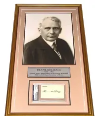 Frank Kellogg autograf w oprawie 1890 — ujęcie 3