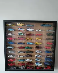 Gablotka kolekcjonerska na modele hot wheels siku matchbox resoraki 2 szt. 52x52cm — ujęcie 4