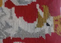 Godło, haft w oprawie — ujęcie 2