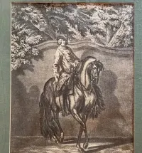 Grafika Ridinger - jeździectwo XIXw 48x38 — ujęcie 3