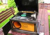 Gramofon Patefon nakręcany Homocord - Tylko igły do patefonu gramofonu — ujęcie 2