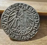 Grosz Albrecht Prusy 1546 rok — ujęcie 2