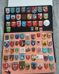 Herb pin . Przypinki miast gmin powiatów. Wpinki, znaczki, odznaki — ujęcie 4