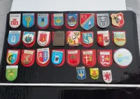 Herb pin . Przypinki miast gmin powiatów. Wpinki, znaczki, odznaki — ujęcie 2