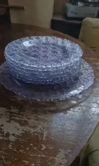 Huta Szkła Gospodarczego Ząbkowice Talerze prl/szkło prl/porcelana prl — ujęcie 4