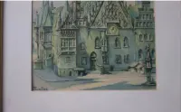 III Rzesza Wrocław Breslau Akwarela 1942 r — ujęcie 5
