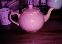 Imbryk do herbaty, kawy + filiżanki porcelana — ujęcie 3