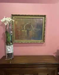 Impresjonistyczny widok Wenecji – akryl 60x50 cm w ozdobnej ramie — ujęcie 2