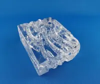INGRID Glasshütte Blockkristal solifleur - wazon Ice Block 1970 — ujęcie 4