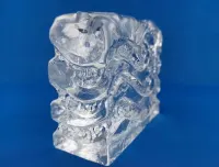 INGRID Glasshütte Blockkristal solifleur - wazon Ice Block 1970 — ujęcie 5