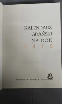 Kalendarz Gdański 1972 — ujęcie 2