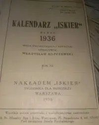 Kalendarz ISKIER 1939r — ujęcie 3