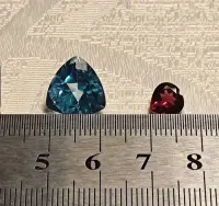 Kamienie naturalne topaz, granat. — ujęcie 3