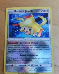Karta pokemon shiny Jirachi — ujęcie 4