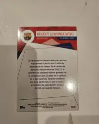 Karta topps limited Lewandowski  04/125 — ujęcie 2