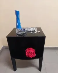 Kartell small ghost Busyer czarny nocna szafka/stolik vintage — ujęcie 4