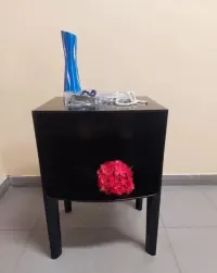 Kartell small ghost Busyer czarny nocna szafka/stolik vintage — ujęcie 5