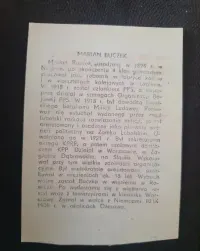 Kartka z kalendarza 26.09.1981 — ujęcie 2
