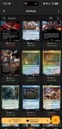 Karty Magic the gathering MTG, kolekcja o wartości 2000 zł za  50% ceny rynkowej. 888 kart — ujęcie 5