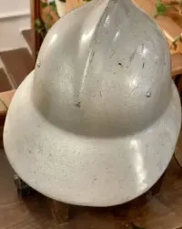Kask strażacki straż pożarna ogniowa PRL zabytek vintage — ujęcie 3