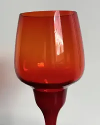 Kielich 29 cm Ludwik Fiedorowicz HS Ząbkowice szkło prl — ujęcie 3